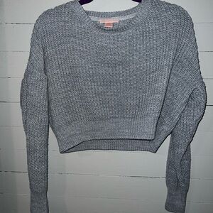Urban Outfitters Gray Women's Crop Sweater XS